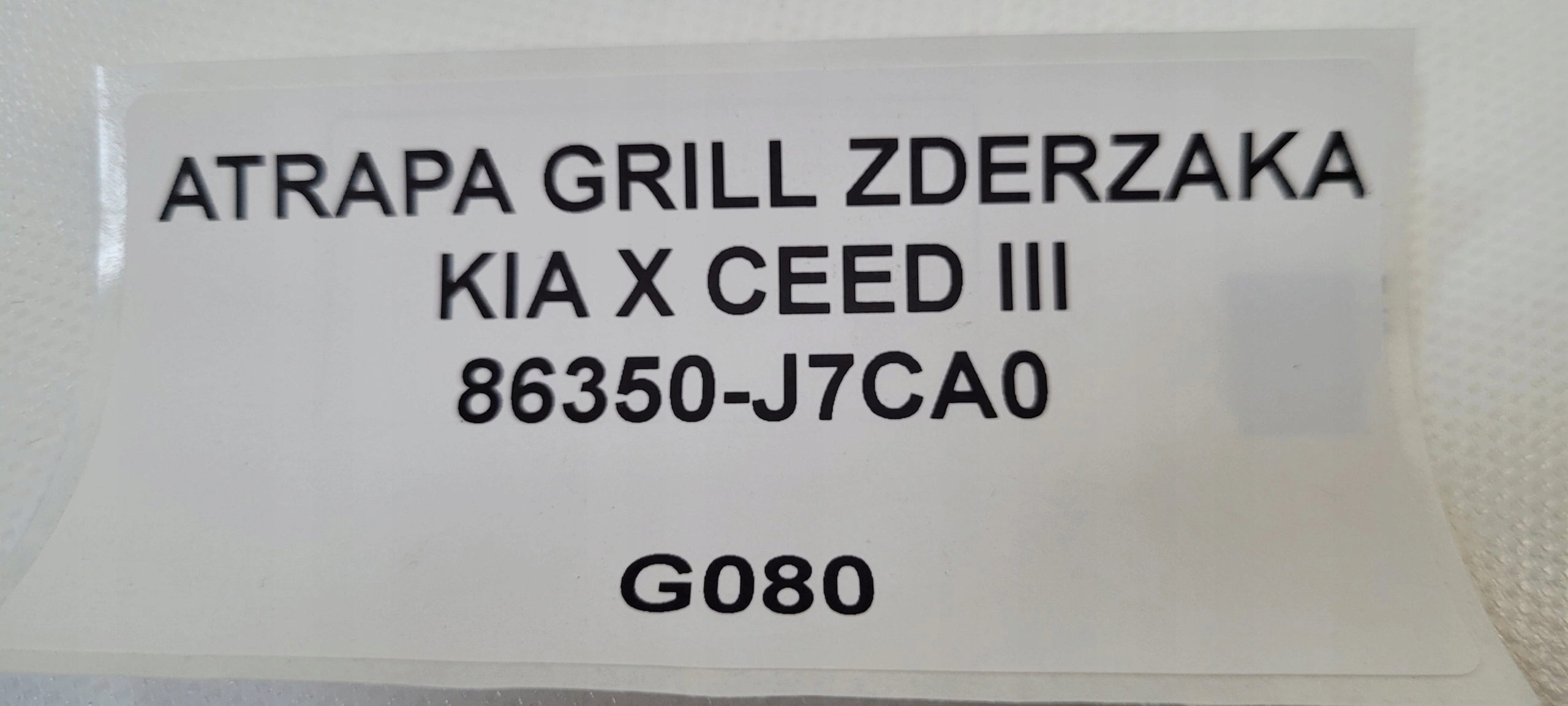 GRIGLIA Paraurti KIA X CEED III 86350-J7CA0