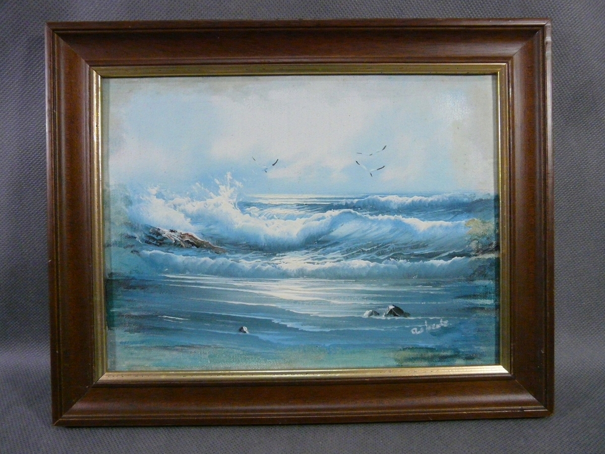 OBRAZ OLEJNY W RAMIE MARYNISTYKA