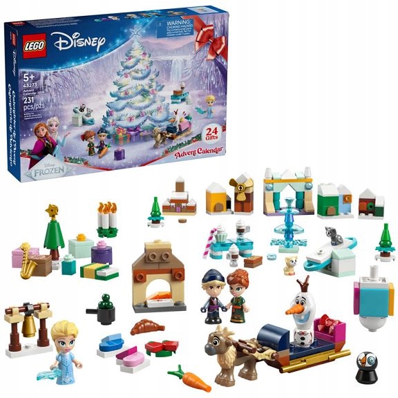 Lego Disney Ledové Království Adventní kalendář na rok 2025, 43273