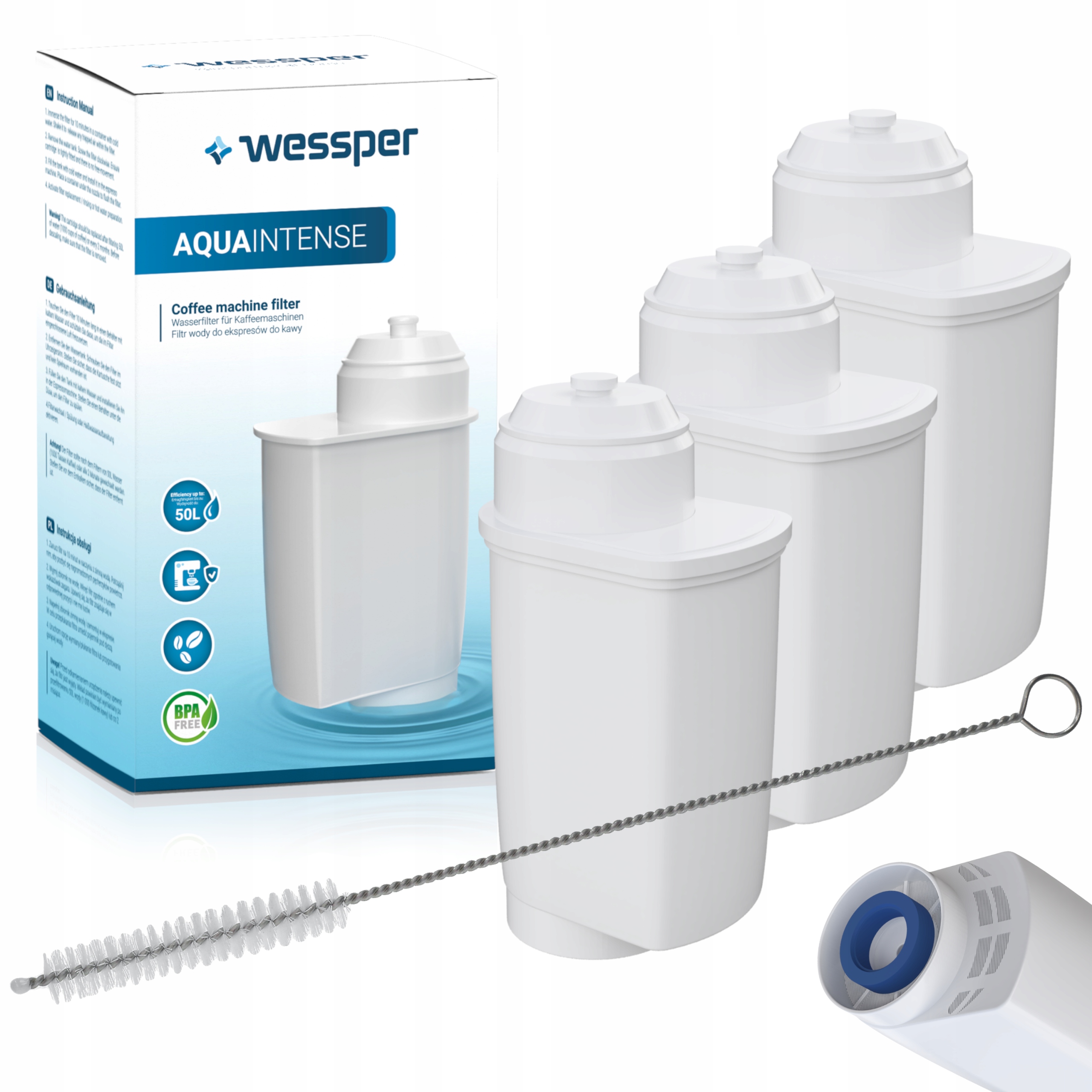 

3x filtr do ekspresu zamiennik do Brita Intenza