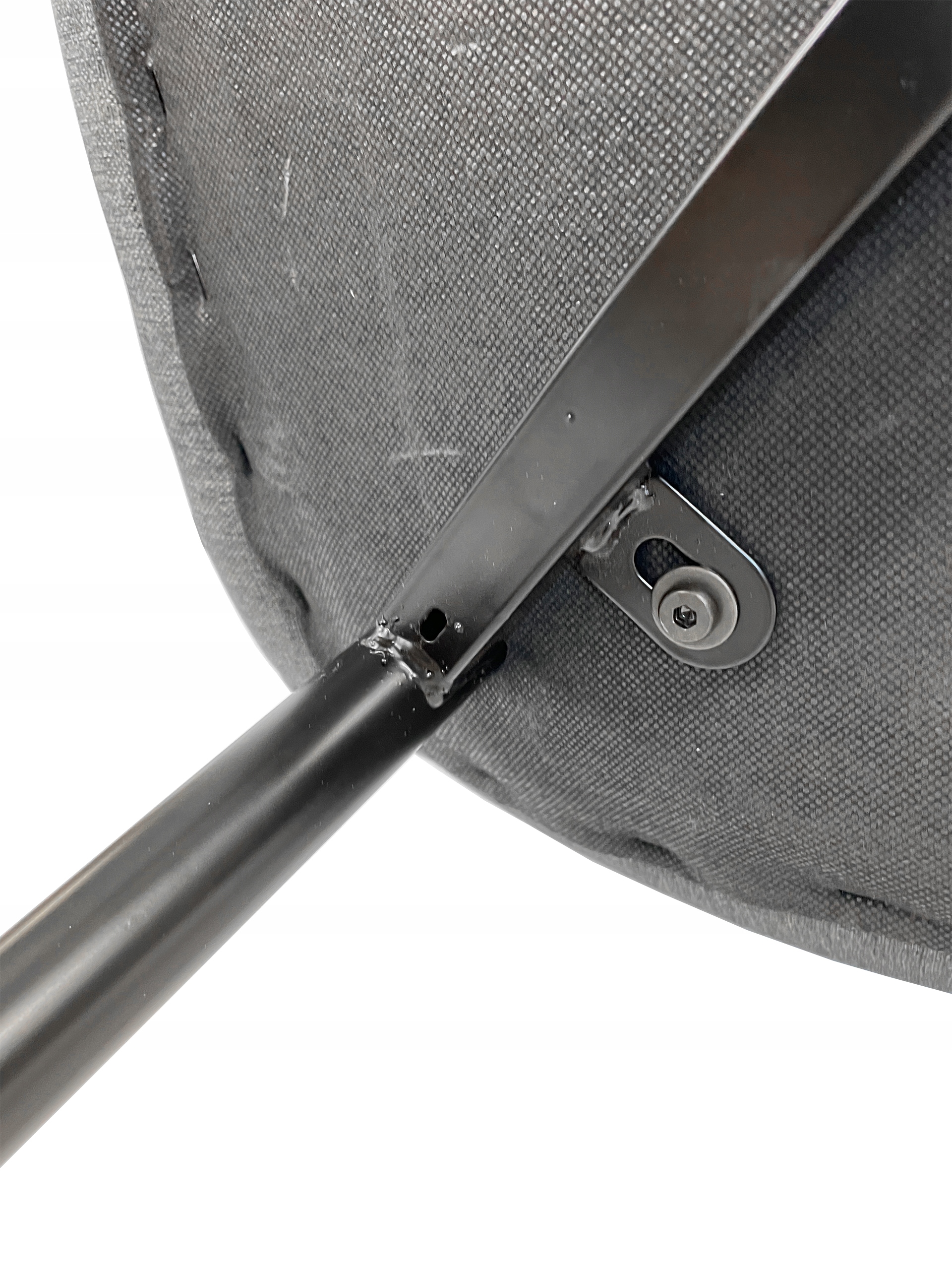 NOWOCZESNE KRZESŁO KUCHNIA JADALNIA SALON TAPICEROWANE MONICA KT103 SZARE Szerokość siedziska 45 cm