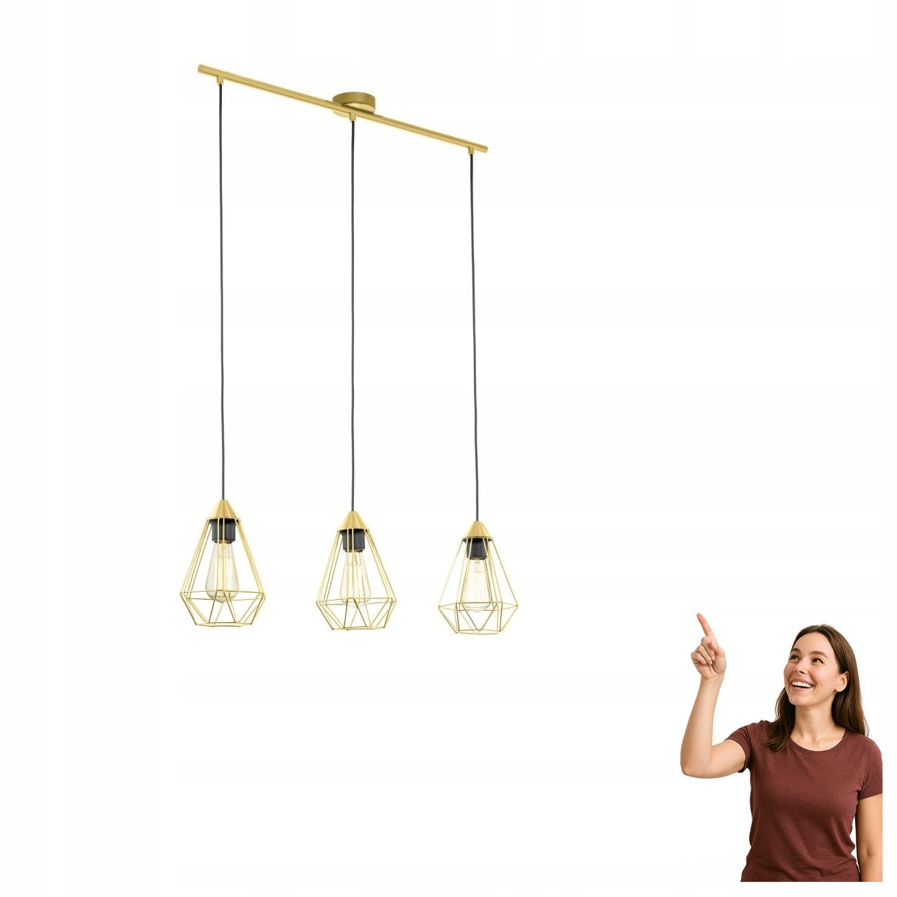 Závěsná lampa Tarbes 43682 Eglo