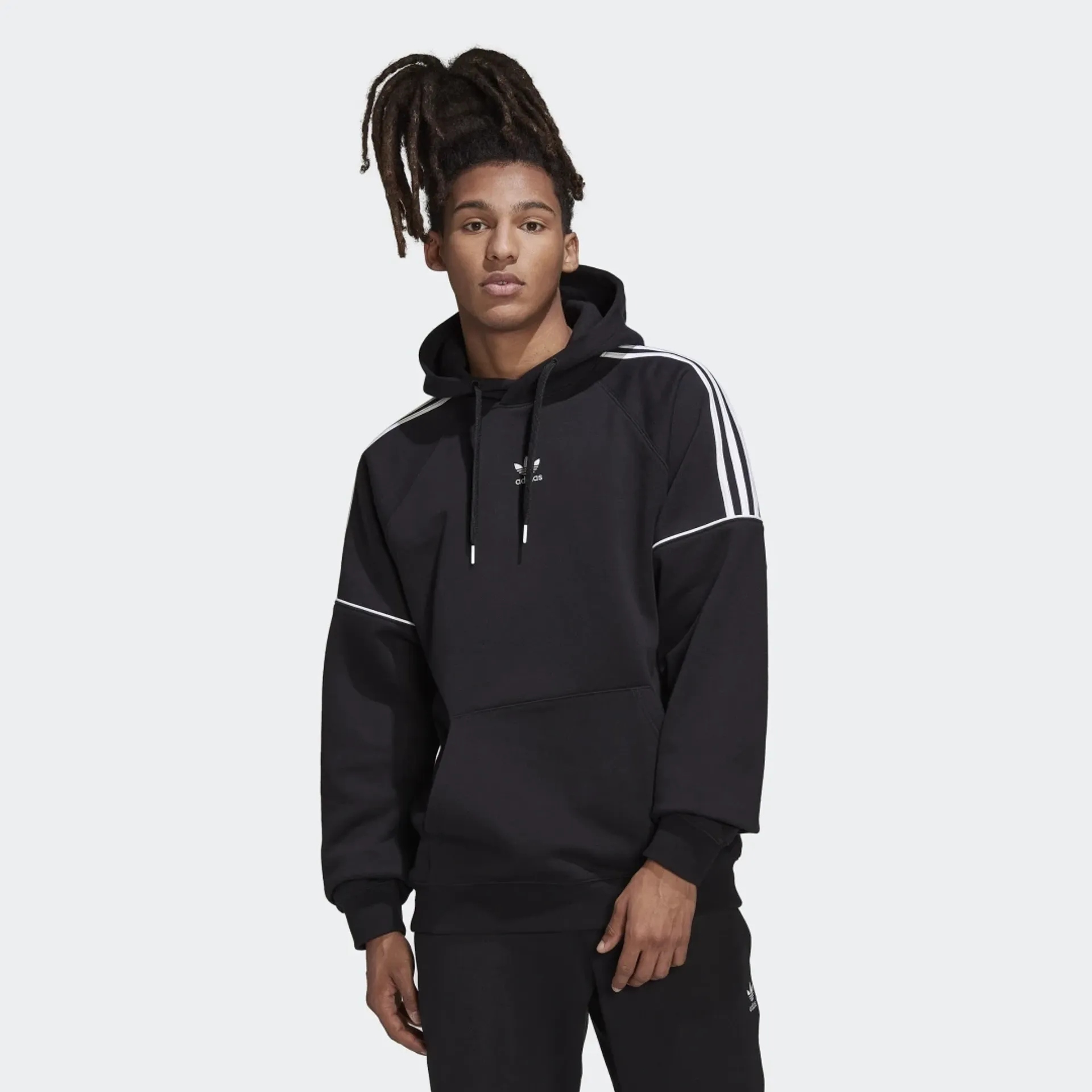 Adidas Originals sportovní mikina Rekive bavlněná černá HK7309 vel. S XL