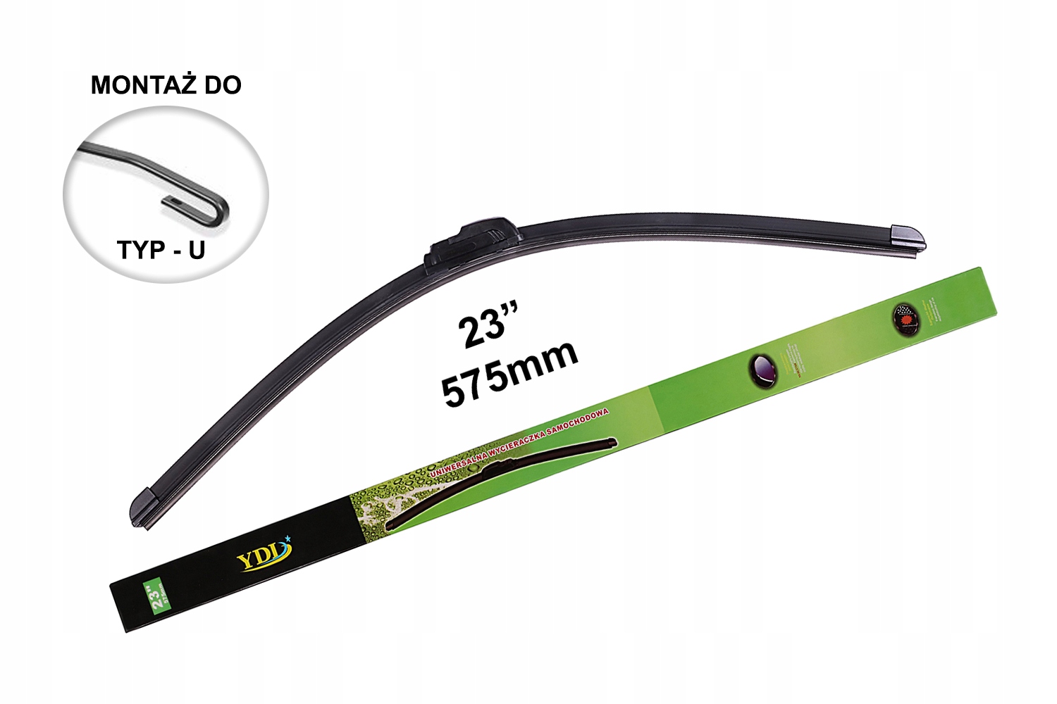 

Wycieraczka Samochodowa 575 mm 57,5cm Płaska Typ-u