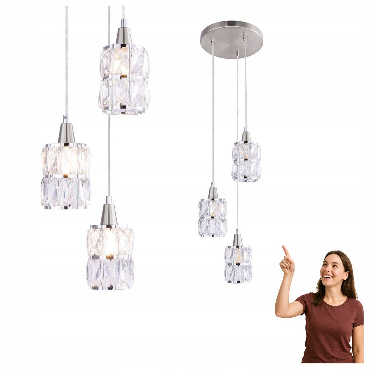 Závesná lampa Wolli 15760-3 Globo