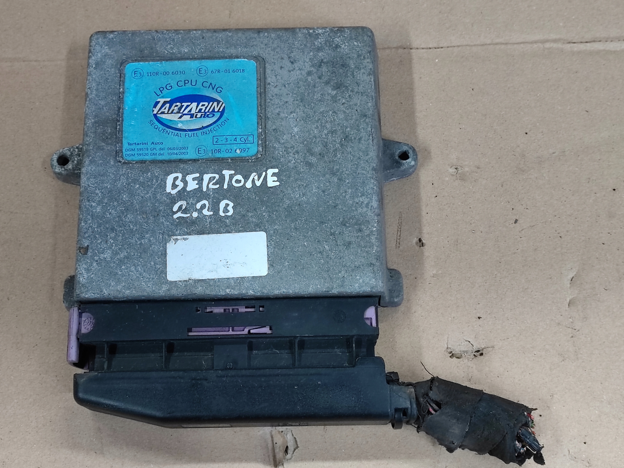 4822130/B - ASTRA II 2 G LPG КОНТРОЛЕР TARTARINI AUTO 2.2 16V