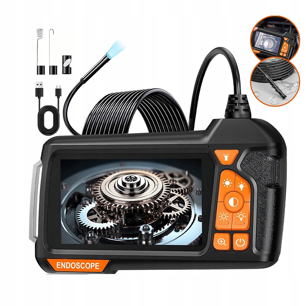 Inspekční Kamera IP67 Zoom Fhd 5,5 mm Dílenská Endoskopická Pro Trubky