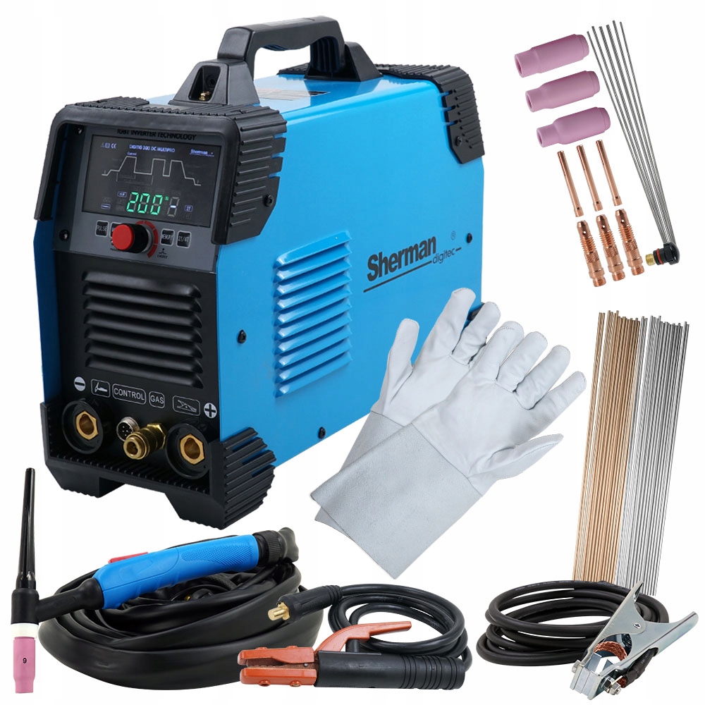 Spawarka Sherman TIG 200 DC MultiPro HF Puls