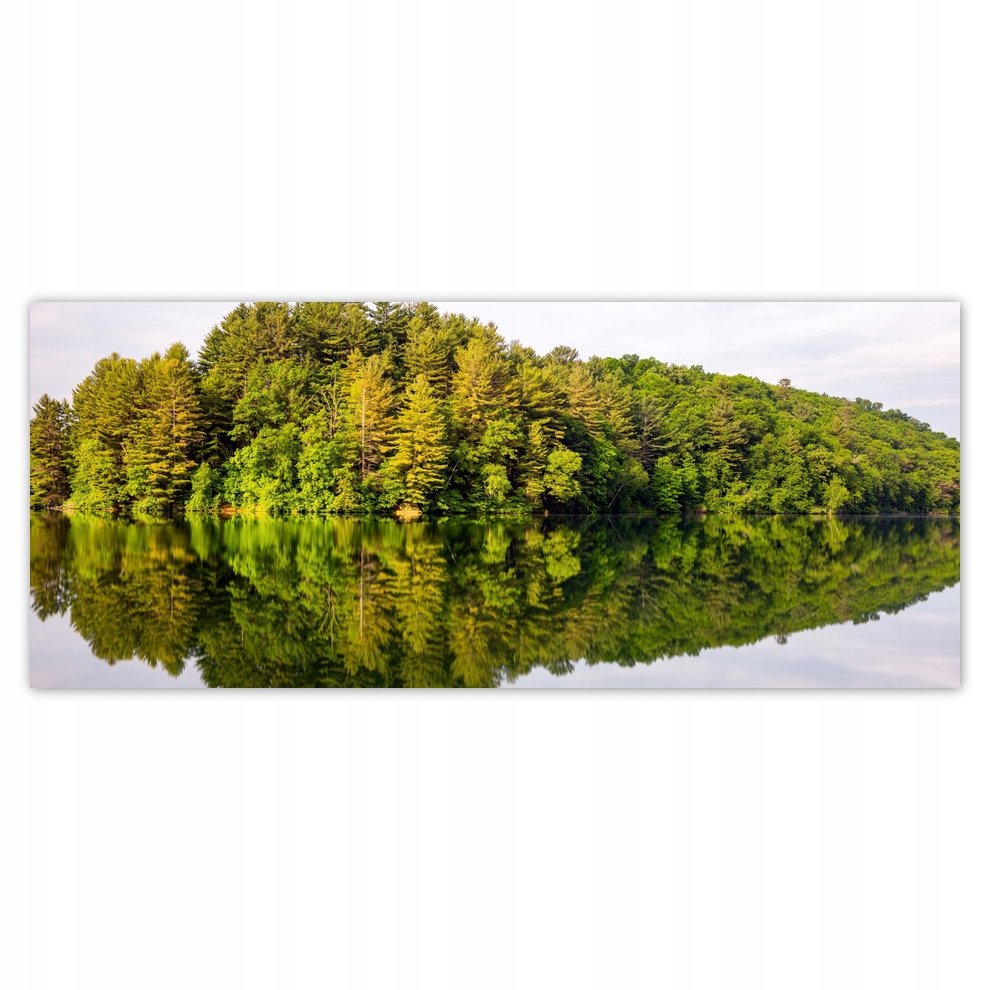 

Fototapety flizelina 250x104 Las Jezioro Chmury