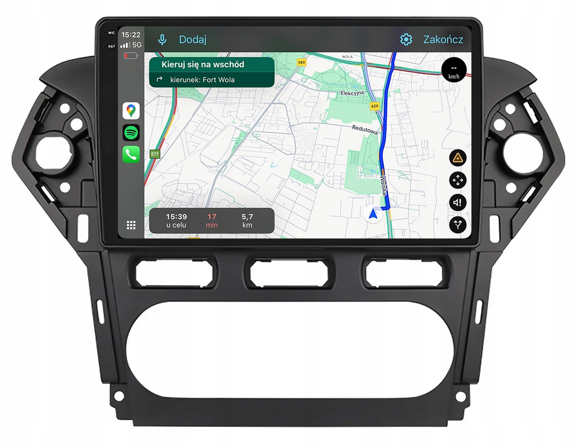 Ford Mondeo MK4 Polift Rádio Navigace Android 12GB/256GB 2K Qled
