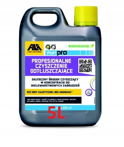 Koncentrat do czyszczenia odłtłuszczacz usuwa woski Fila PS87 Pro 5L Bio