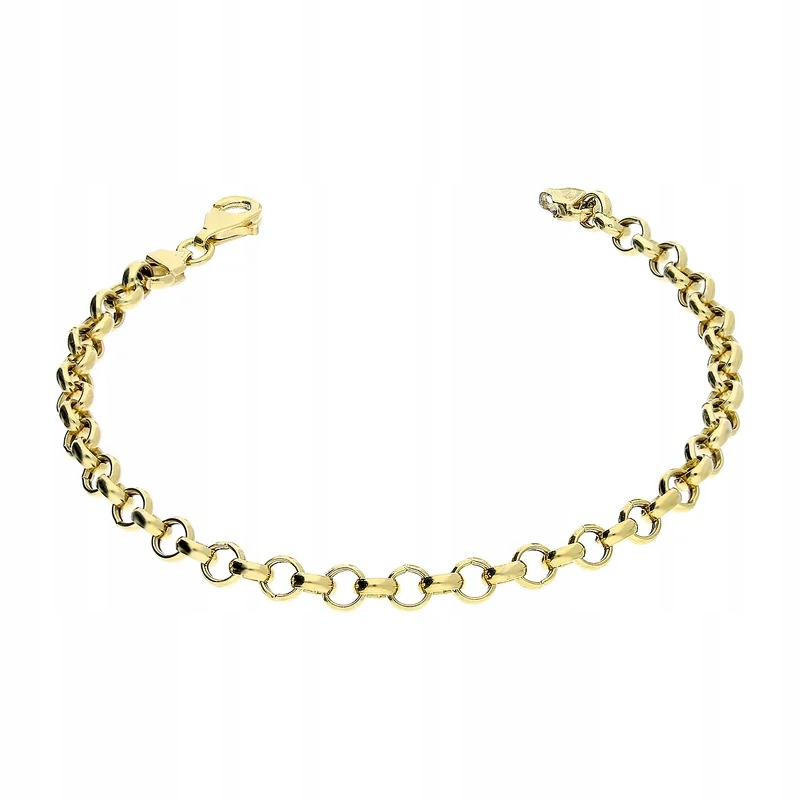 Zlatý náramek 585 efektní rolo vazba módní elegantní jako dárek 14kt