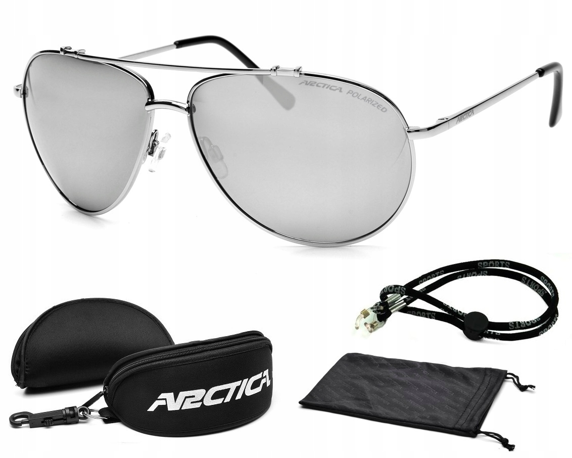 

Arctica Okulary S-157 Polaryzacja Revo Pilotki