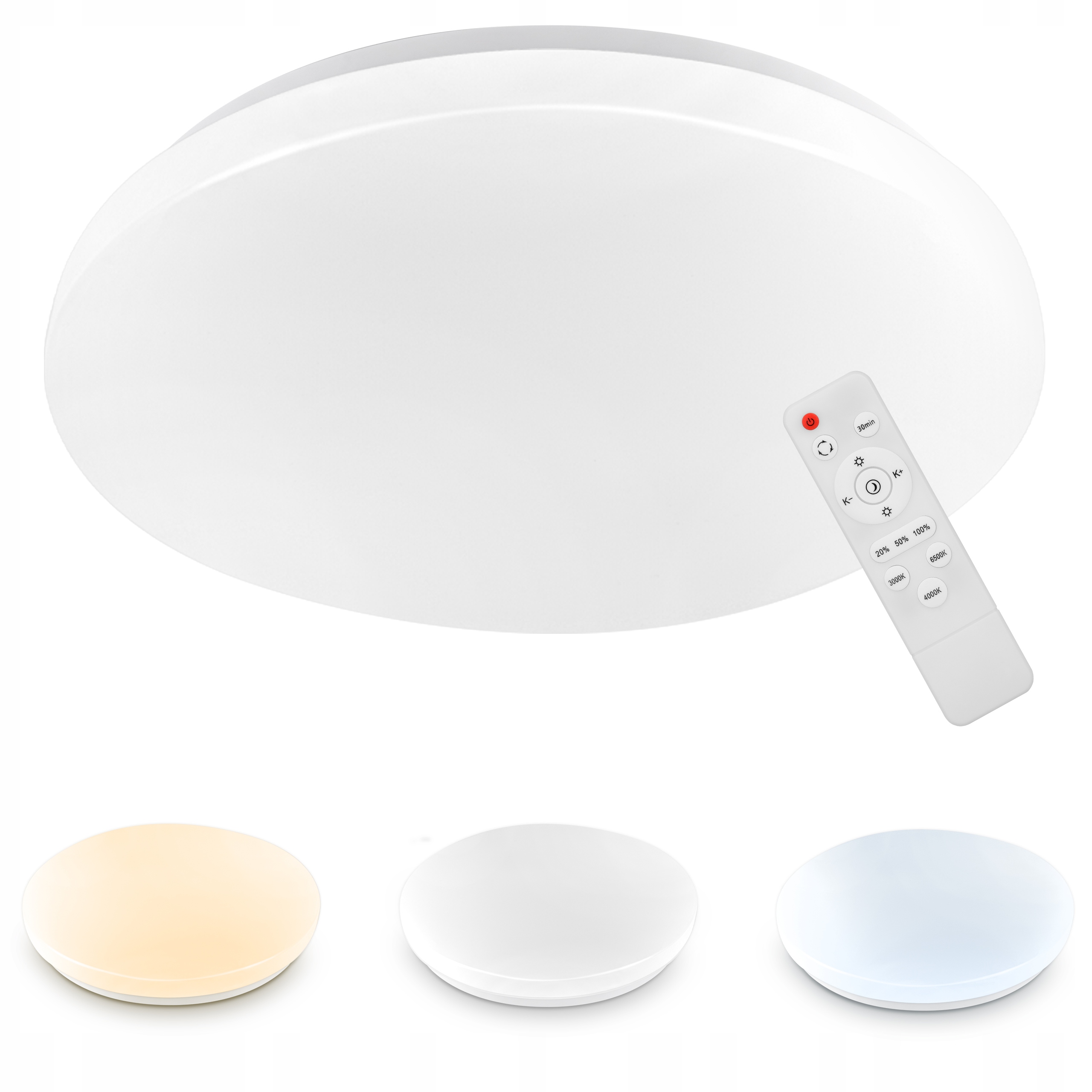 Plafon Led Lampa Sufitowa Natynkowy 72W Cct łazienkowy IP44 sufitowy panel