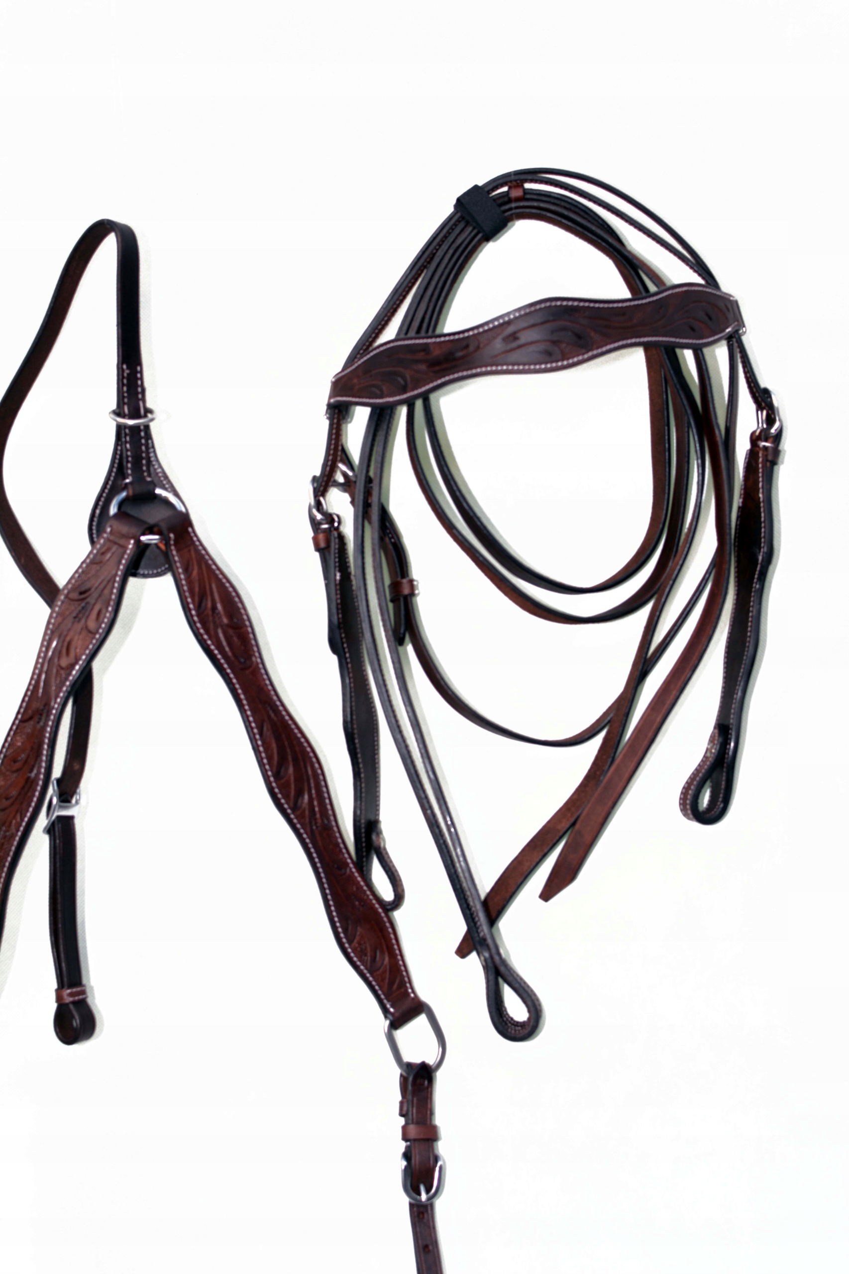 Ogłowie Western Z Usa+ Wodze+napierśnik Roz. Full