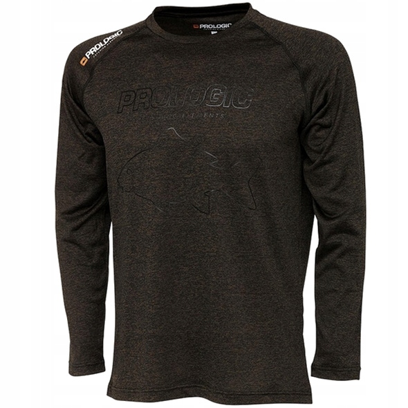 Prologic T-Shirt Fish Long Sleeve Green L
