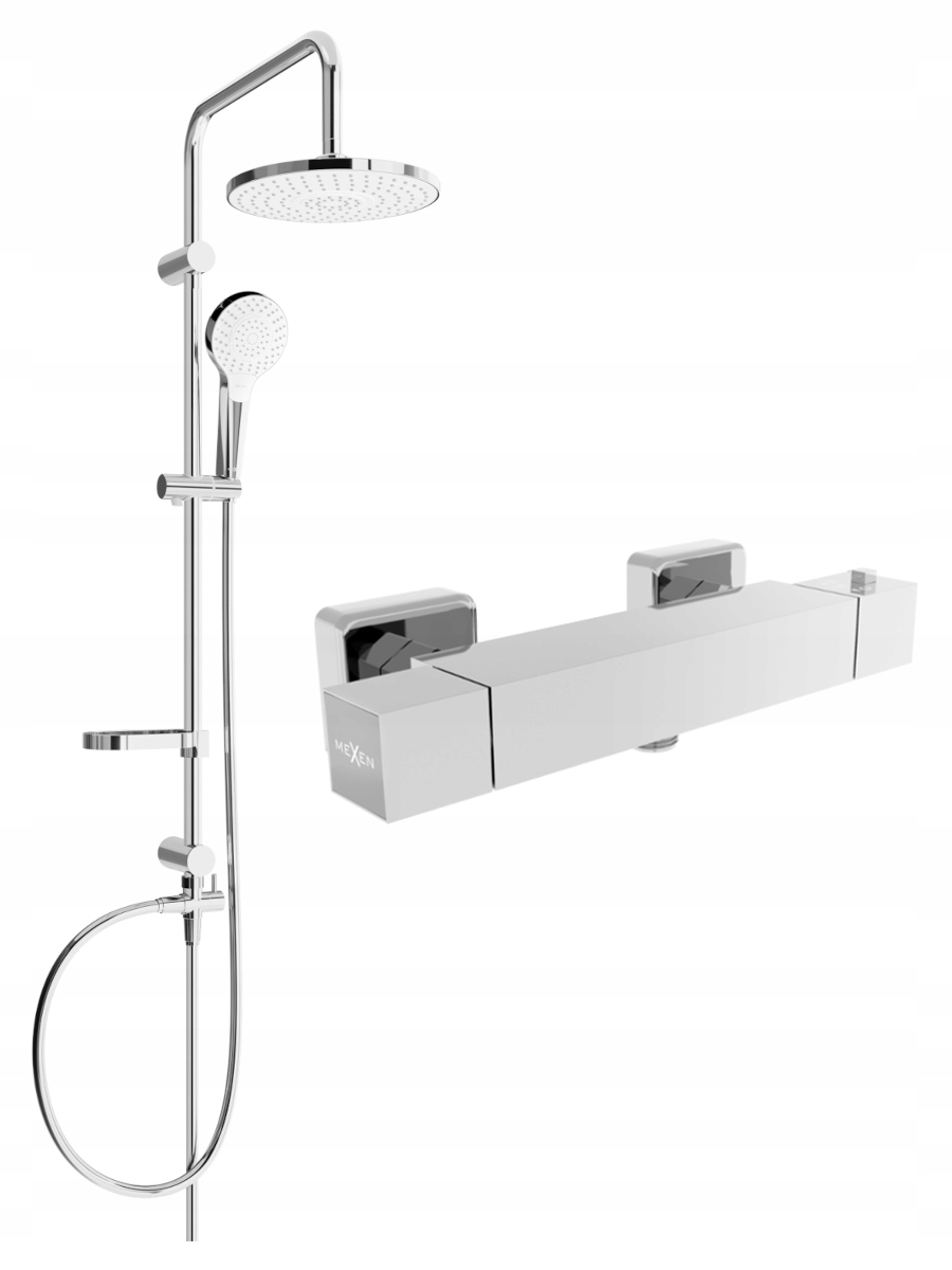 MEXEN ZESTAW PRYSZNICOWY BATERIA TERMOSTAT CHROM