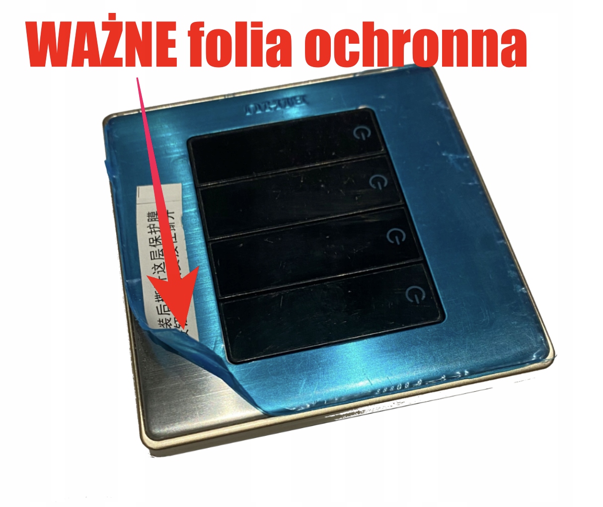 WŁĄCZNIK ŚWIATŁA LED 110-250V METAL POJEDYNCZY Marka inna