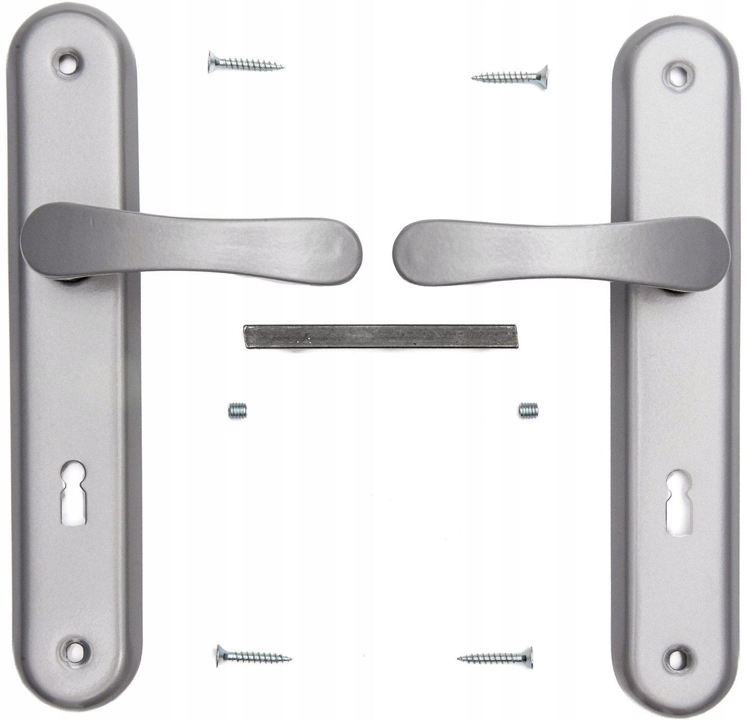 

Klamka aluminiowa malowana 72 mm na klucz Szara