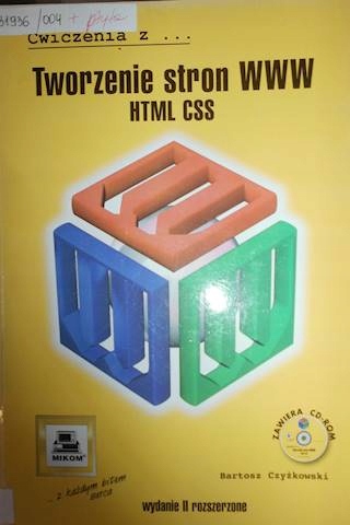 Cwiczenia z tworzenia stron WWW + plyta cd
