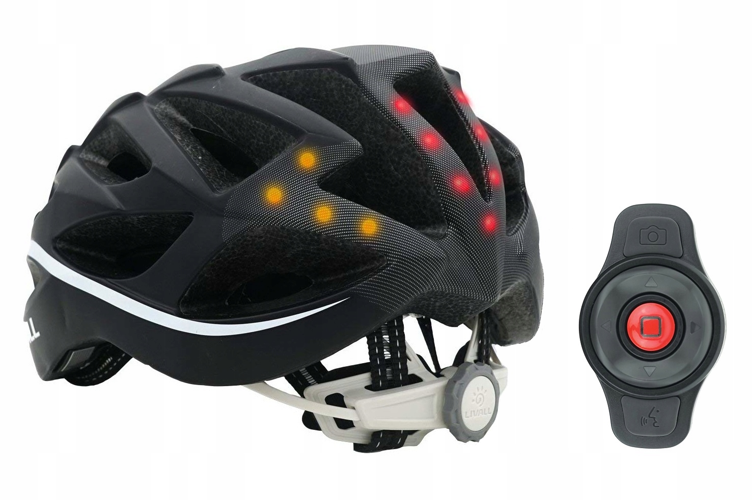 Smart Kask Kask Szosowy Livall BH60 Neo Bluetooth/LED/SOS 55-61 cm
