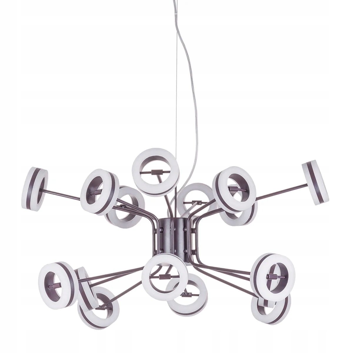 Závěsná lampa Italux Metis Led moderní bronzová