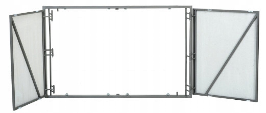 Dvojdverový poklop pod dlažbu – 80 x 40 cm