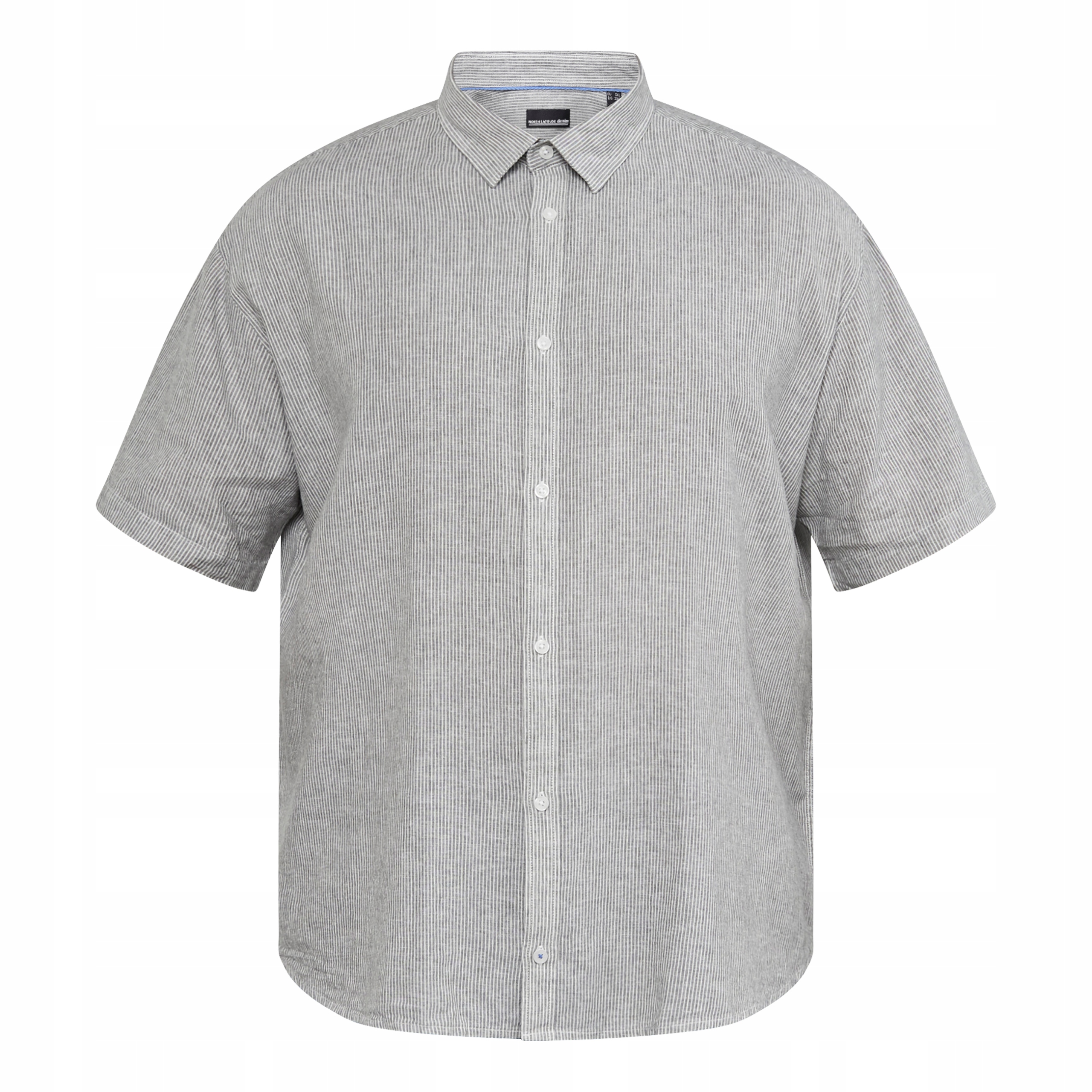 North Latitude Velké Rozměry Lněná Košile Casual Len 2XL 132 cm