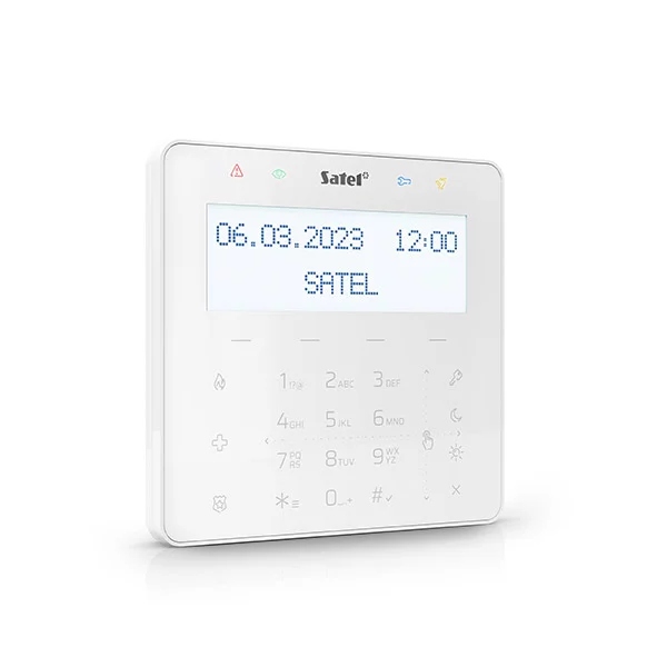 Manipulátor s klávesnicou Satel INT-KSG2R-W biely