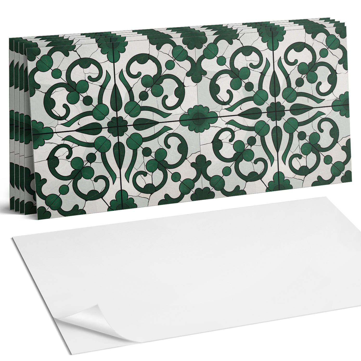 Balíček Pvc dlaždíc Rastlinné ornamenty v elegantnom prevedení 6 x 60 x 30 cm