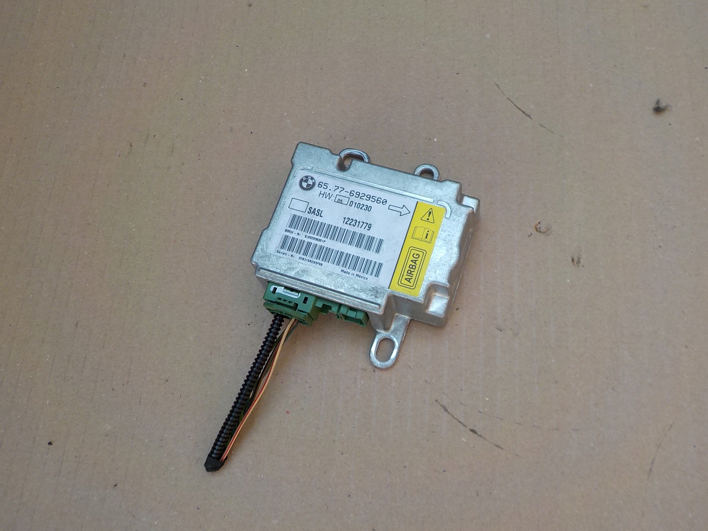 sensor airbagů bmw e65 6929560