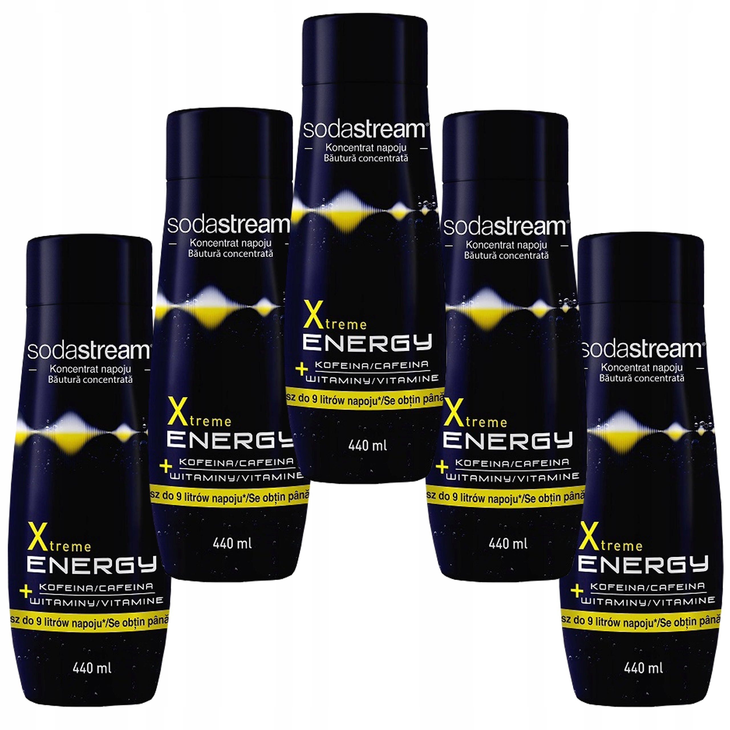 Syrop koncentrat SodaStream saturator Energy 5 szt
