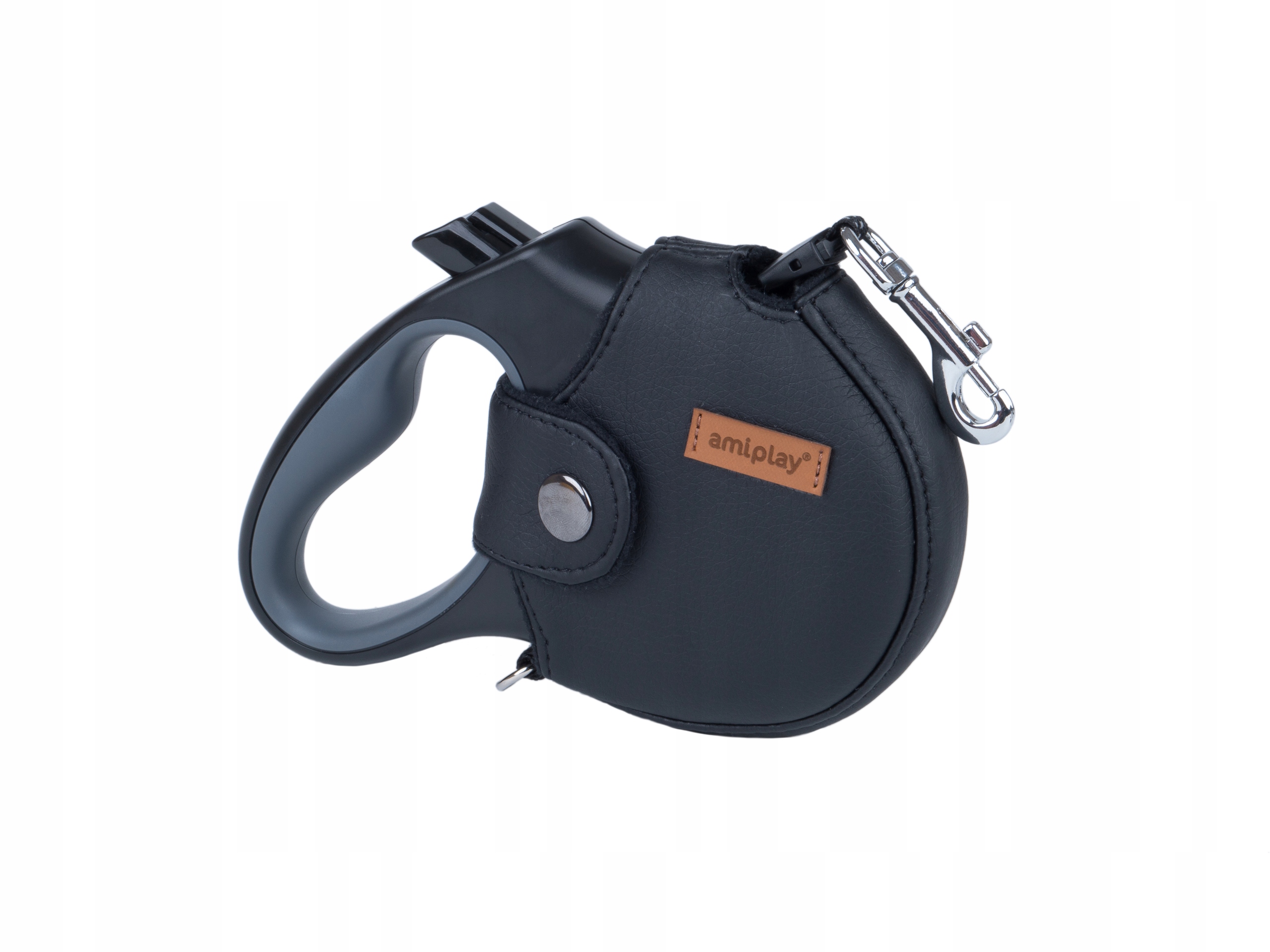 

amiplay Smycz z obudową Lincoln M 15 kg Czarna