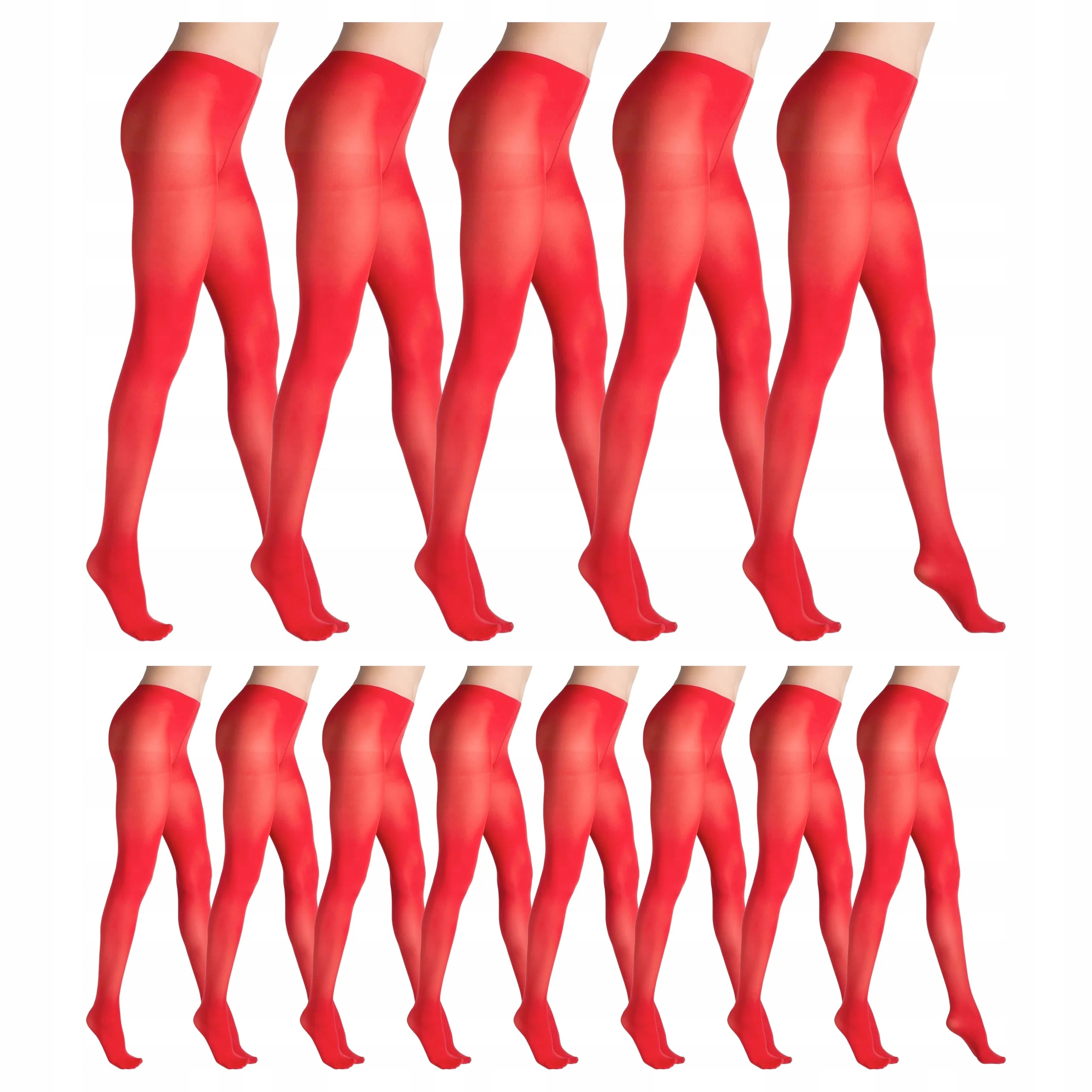 13 x Punčocháče 40 den matné krycí Tonic 40 Marilyn 3-M New Red