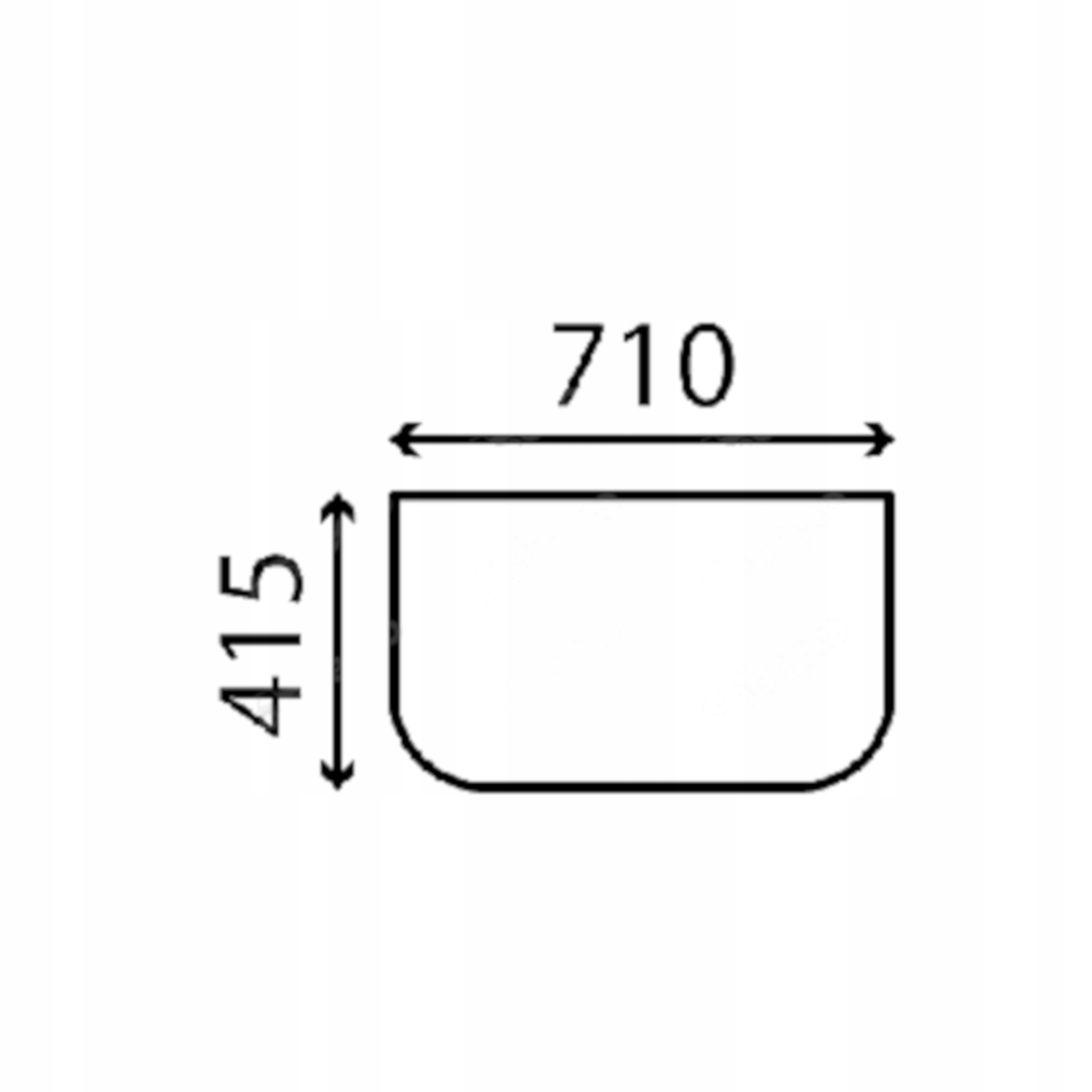 sklo Case přední spodní KHN3046