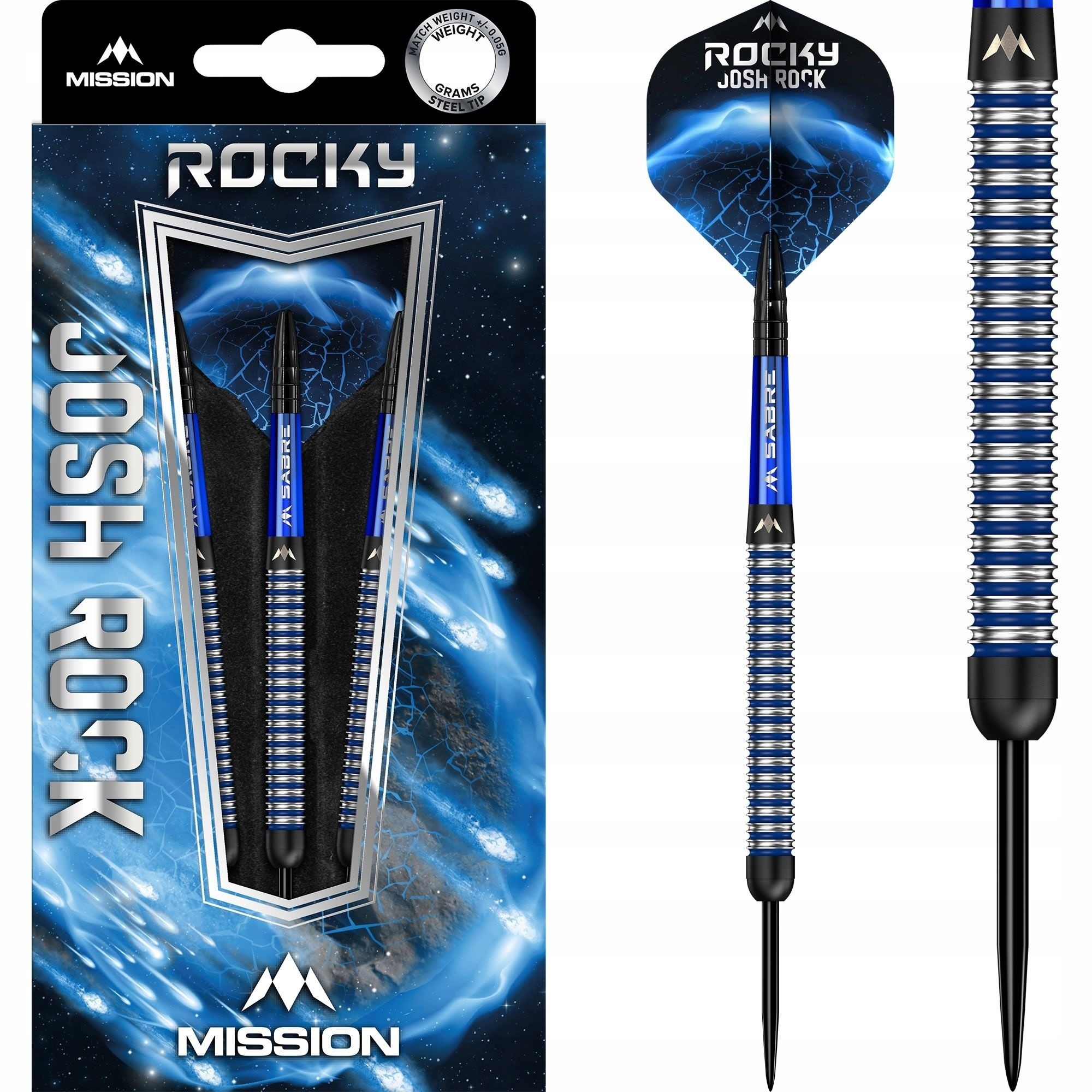 Lotki Rzutki do darta Mission Josh Rock 95% 22g