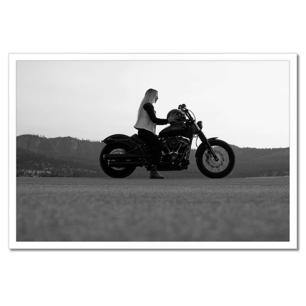 Plakáty v rámu 60x40 Harley Davidson Motocykl