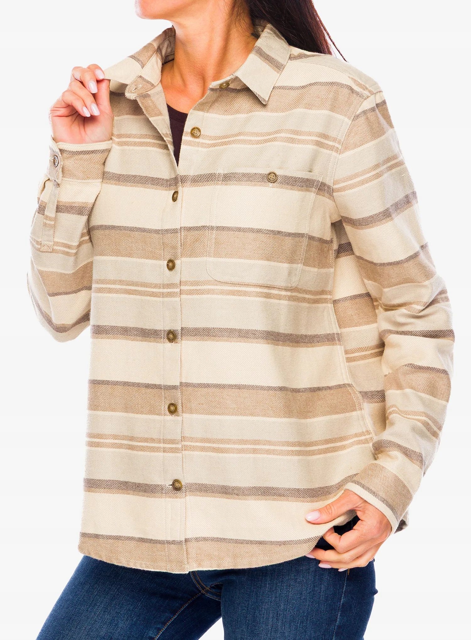 Koszula turystyczna damska Royal Robbins Clouds Rest Hemp Ls chalk M