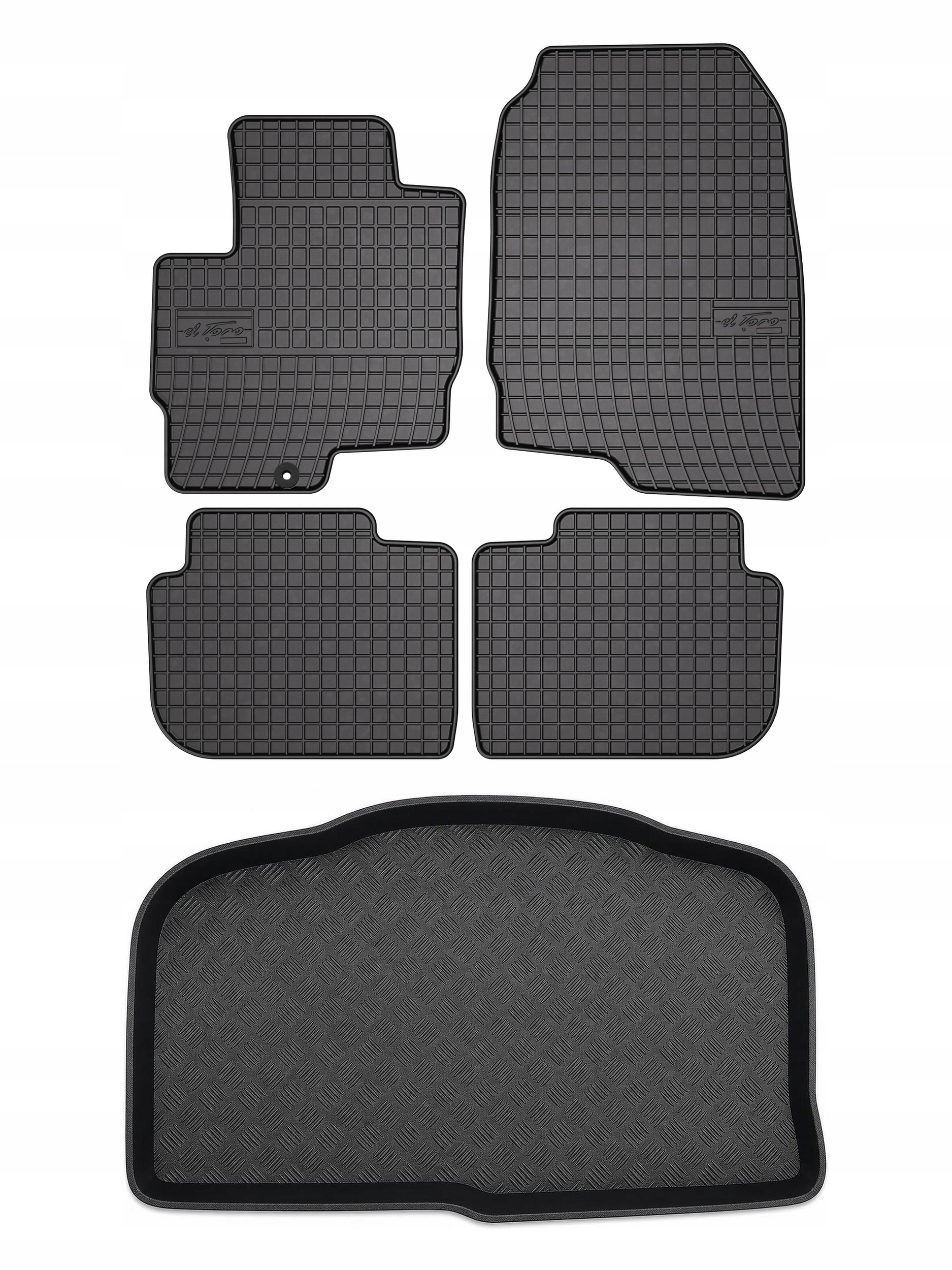 Gumové rohože SolidPRO rohož batožinového priestoru pre: Mitsubishi Colt VII 2008-2012