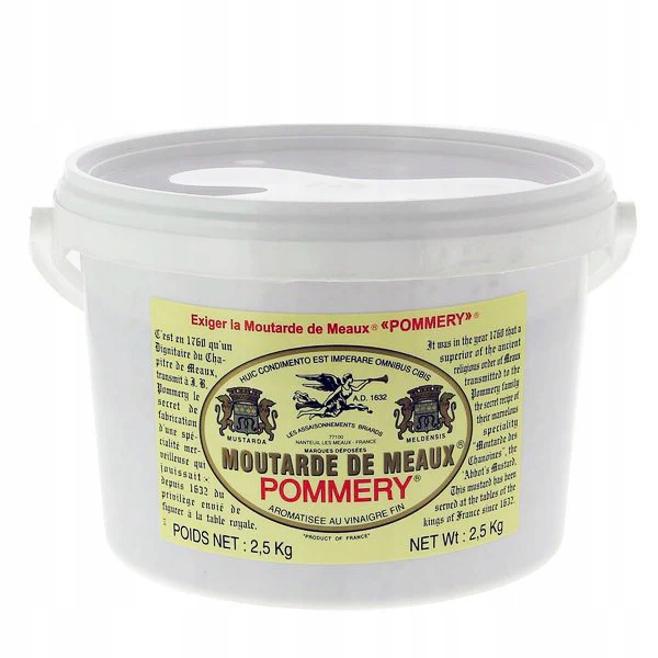 Pommery Pravá zrnitá Hořčice z Meaux Francie Kbelík 2,5 g