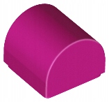 

Lego Skos Slope Curved 1x1 magenta 49307