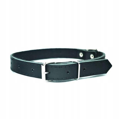 

Chaba obroża skórzana dla psa czarna 16-45cm