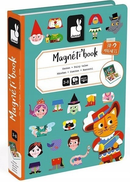 Janod Magnetyczna Układanka Świat Baśni Puzzle