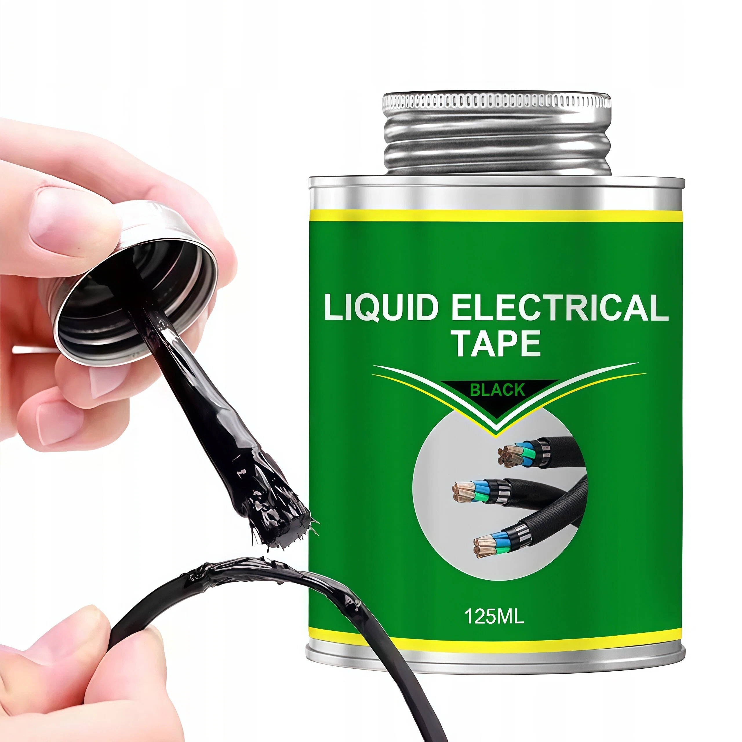 Taśma Izolacyjna W Płynie 125ML Czarna Wodoodporna Do Kabli Elektrycznych