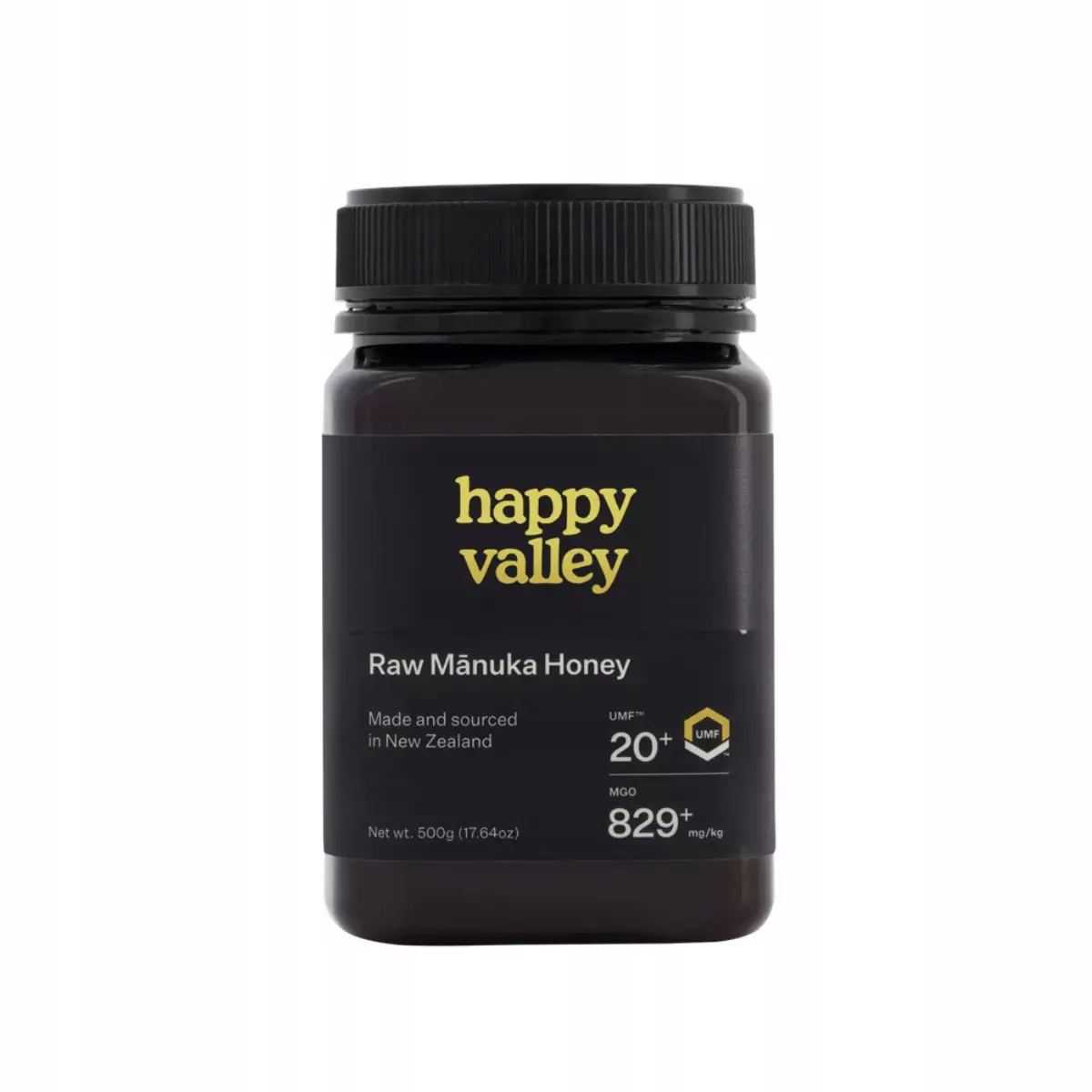 Happy Valley Miód Manuka Premium Umf 20+ Mg 829+ 500g Naturalny