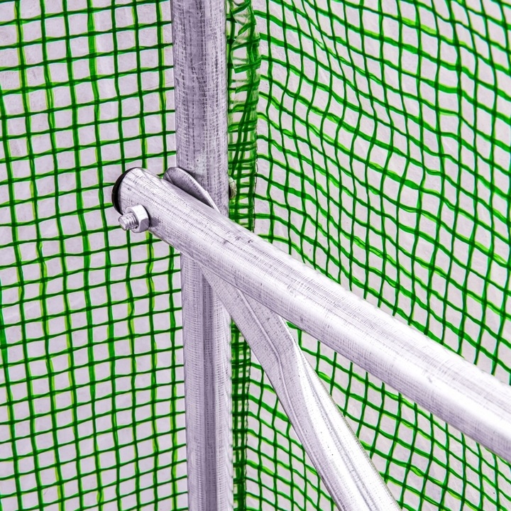 TUNEL FOLIOWY OGRODOWY SZKLARNIA OGRODNICZA NAMIOT WARZYWNIAK 2x3,5m 7m2 Powierzchnia 7 m²