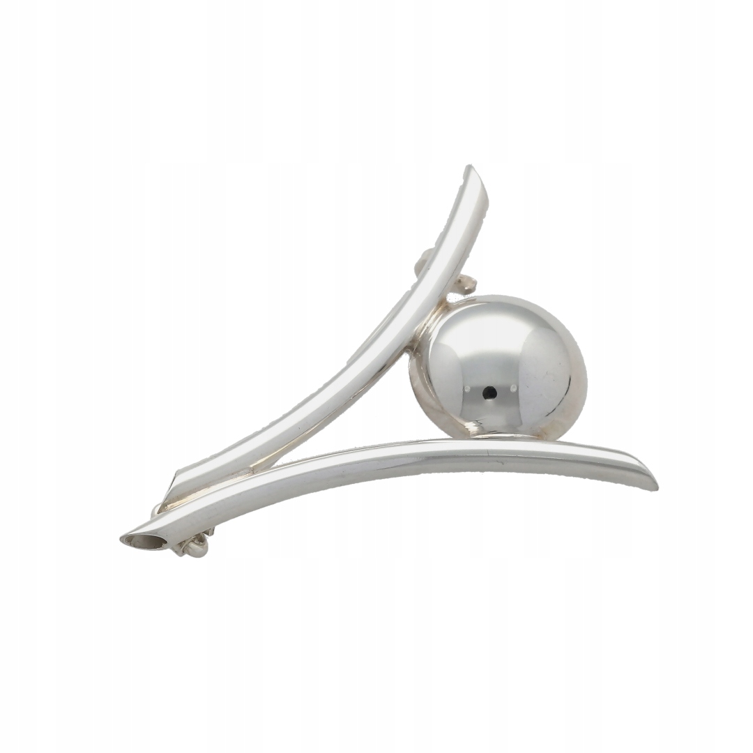 Brož hladké stříbro