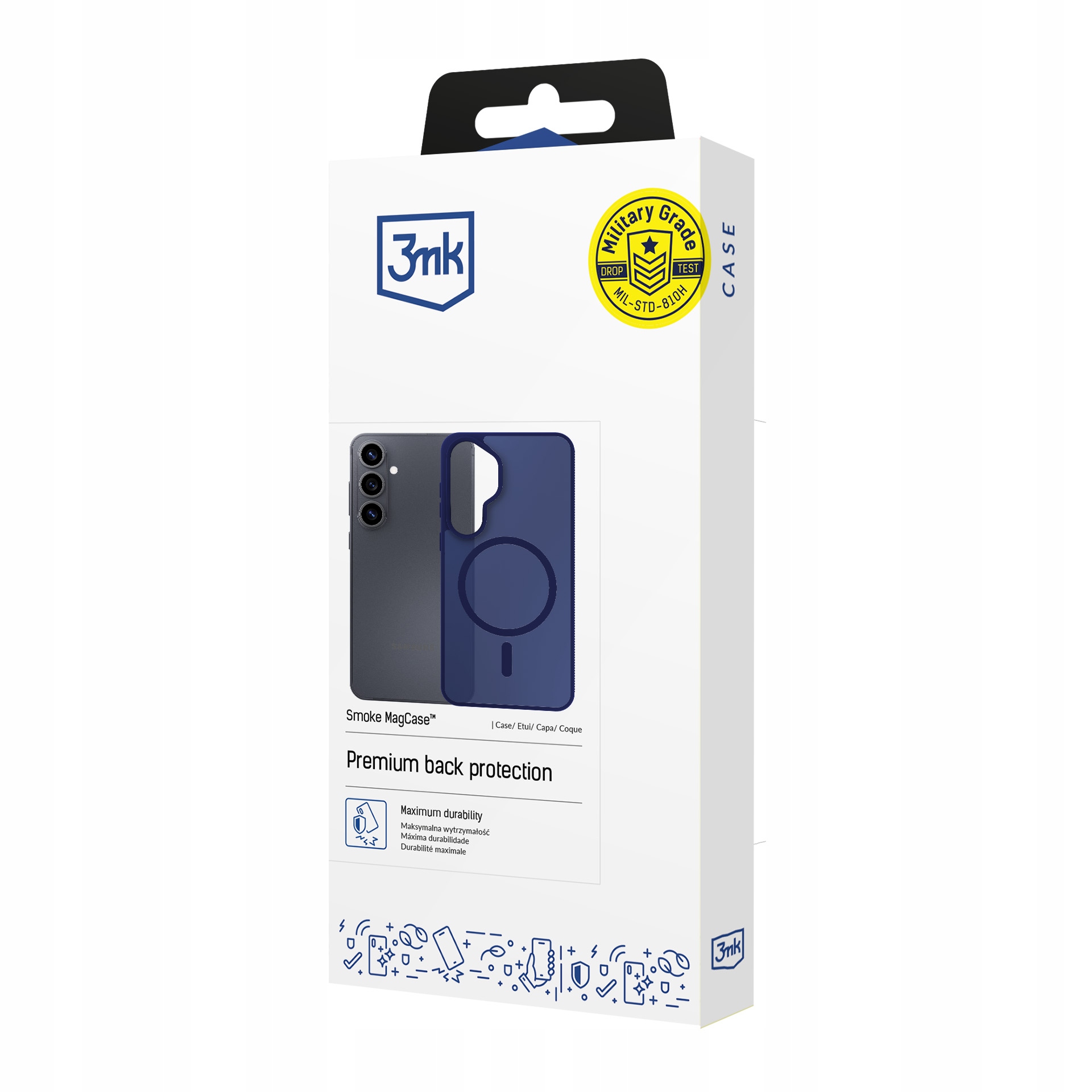 3MK Smoke Magcase Do Samsung Galaxy S25 Ultra Case Ochronny Z Magnetycznym