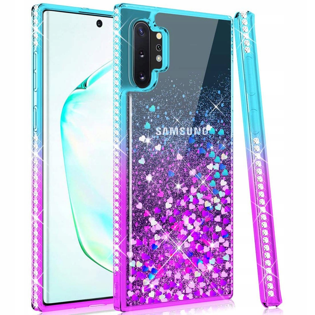 

Etui Pływający Brokat Do Iphone 12 Pro Max +szkło