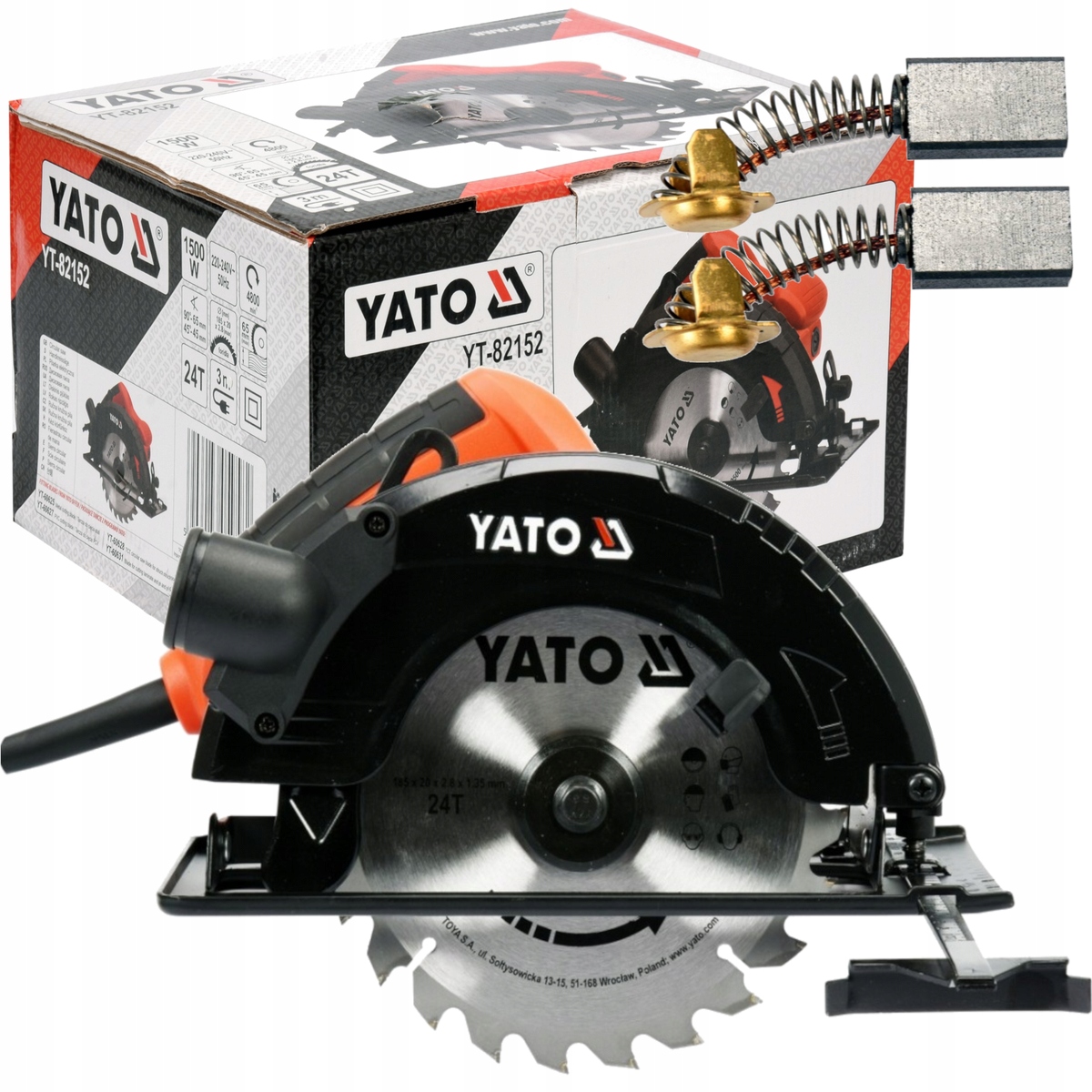 Elektrická Kotoučová Pila 185mm 1500W YT-82152 Yato